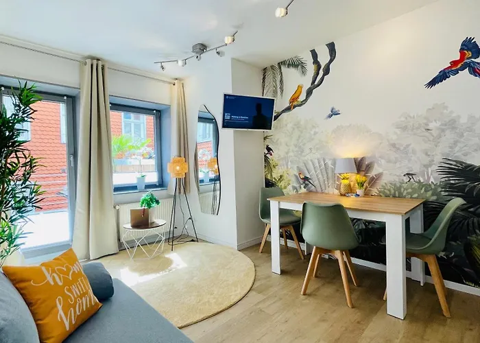 Apartamento Fewozauber - Dom Oase, Zentrum, Terrasse, Business, Familie, Haustiere *